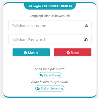 Register PGRI Pelalawan - Persatuan Guru Republik Indonesia Cabang Pelalawan